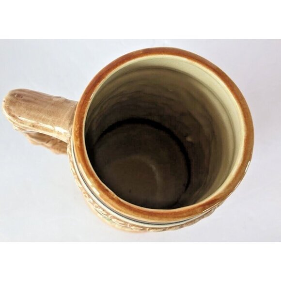 Vintage Collectible Embossed German Beer Stein Made in Japan 7 Inch Tall - Picture 9 of 10